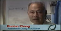 Kunlun Zhang - umělec, praktikující Falun Gong, vězněný v Číně