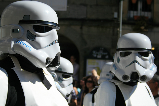 Star wars parade ve Španělsku