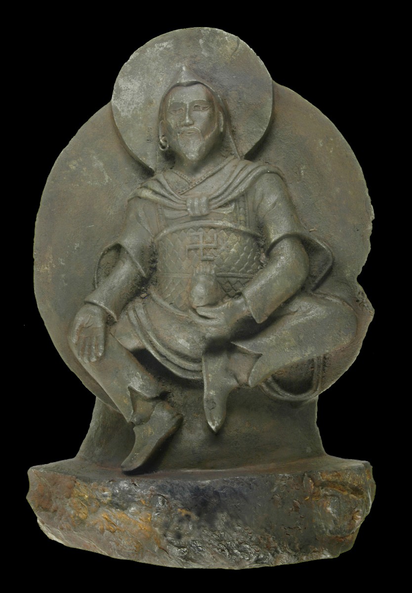 Socha Buddhy vytesána z meteoritu (Elmar Buchner)