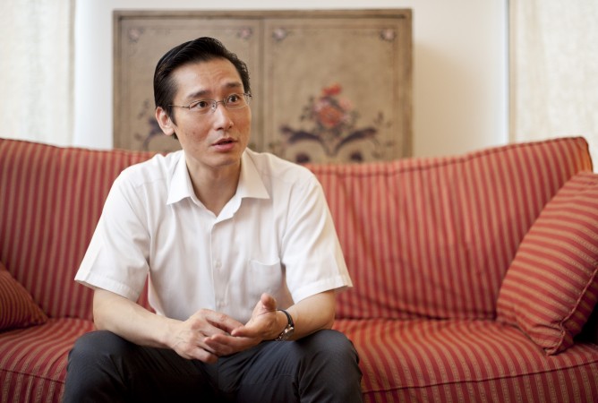 Yu Chao, vedoucího týmu pro kontakt s médi, v domově přátel, Midtown 24. března 2013. (Samira Bouaou/ Epoch Times Staff)