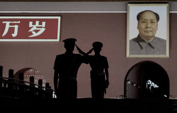 Portrét Mao Ce-tunga na náměstí Nebeského klidu v Pekingu. (Kevin Frayer / Getty Images)