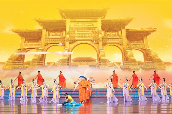 Tanečníci Shen Yun předvádějí jedno z čísel klasického čínského tance. (S laskavým svolením Shen Yun Performing Arts)