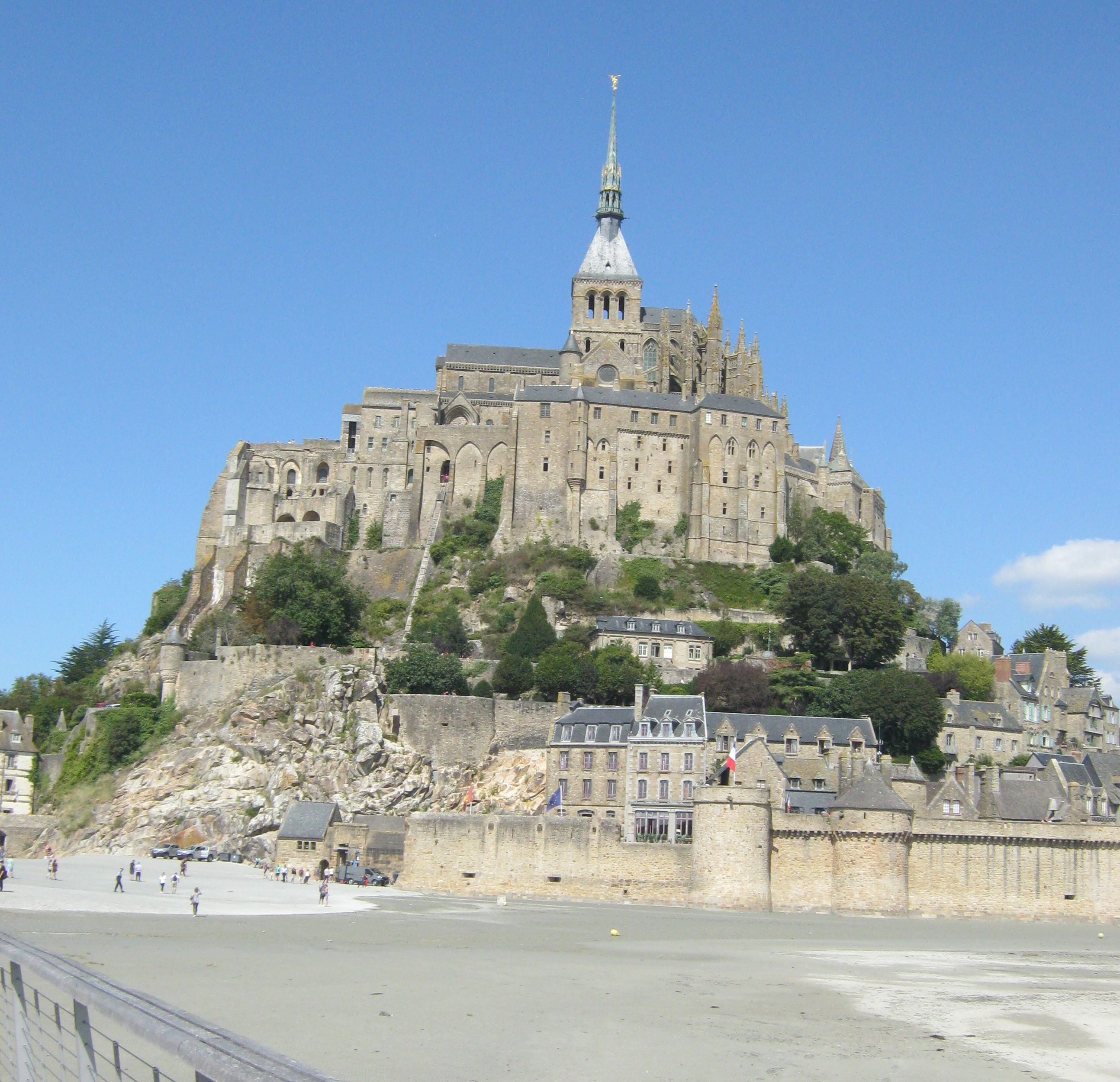 Mont-Saint-Michel za odlivu. (Zdenka Danková / ET ČR)