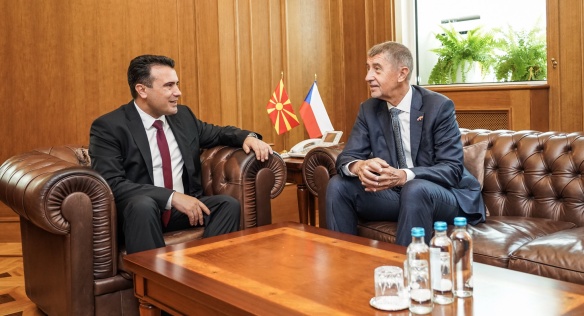 Premiér Andrej Babiš navštívil Republiku Severní Makedonie, s předsedou vlády Zoranem Zaevem jednal o podpoře vstupu země do EU.
